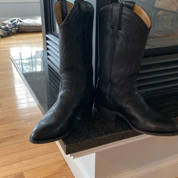 Frye Billy Pull on tall black leather  9 M - Picture 2 of 15